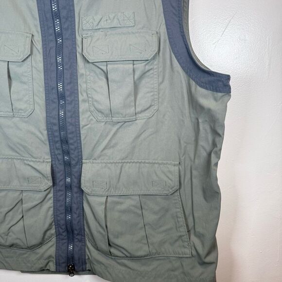 Duluth Men's Dry on the Fly Gray Green Vest Size 2XL Tall - Picture 5 of 16